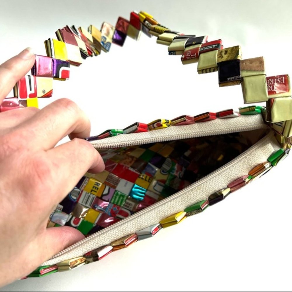Upcycled Candy Wrapper Purse - image 3